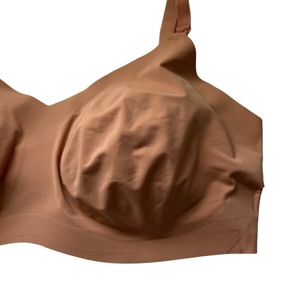 Knix Revolution Padded BlissFit Seamless Nursing Bra Size 8 Tan Stretch Comfort - Picture 3 of 6